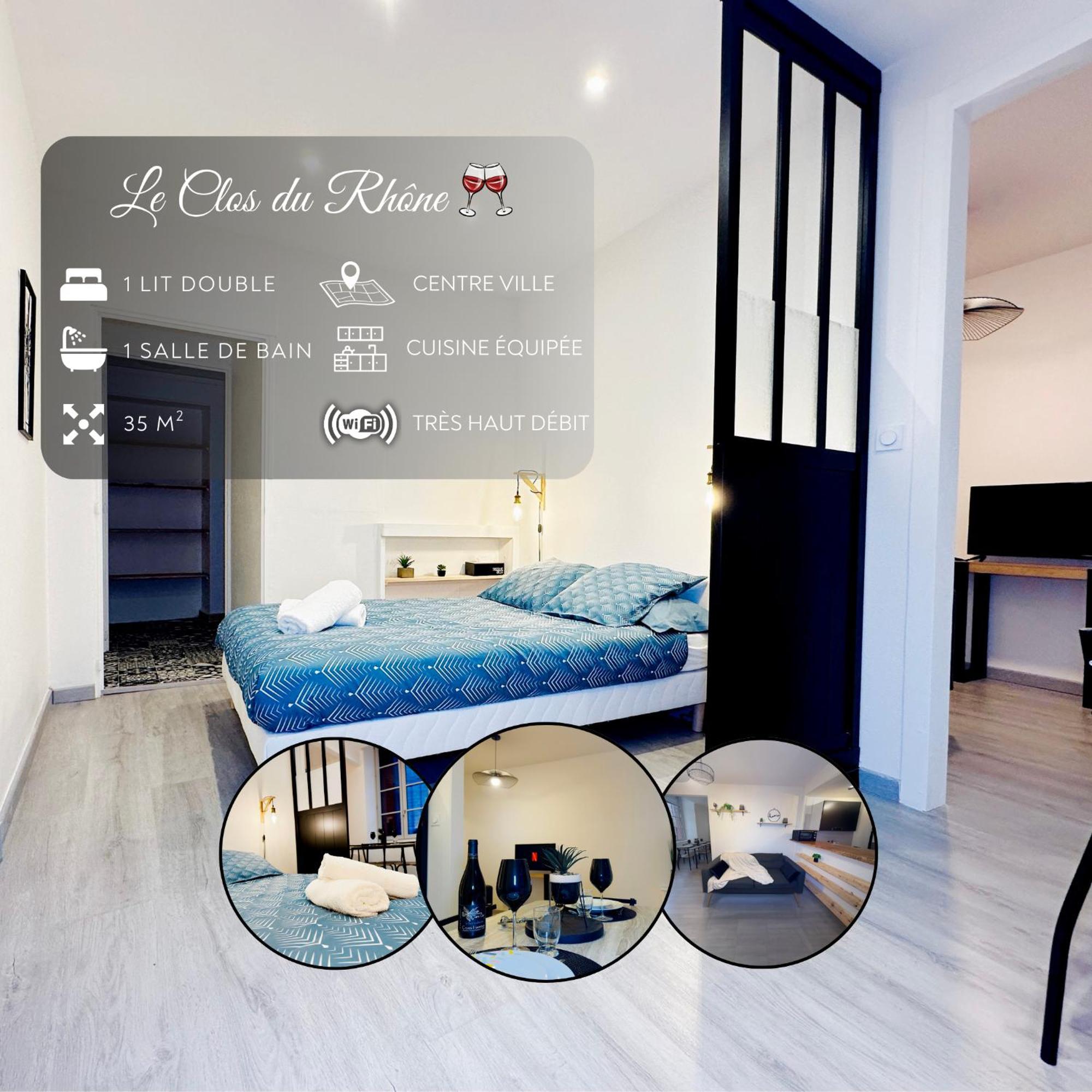 Le Clos Du Rhone - Hypercentre - Wifi Apartment Tournon-sur-Rhone Exterior photo